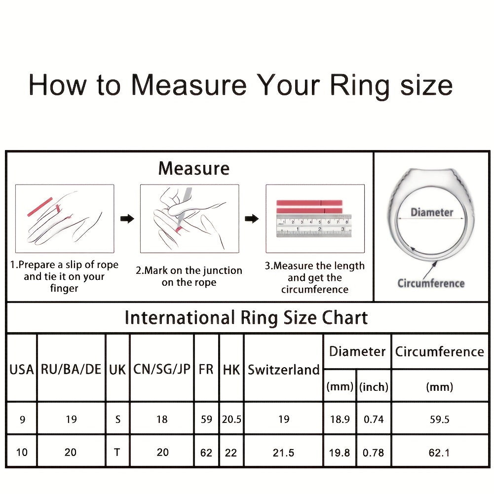 Lumena - 1 Anello in Lega di Zinco Smaltato Vintage
