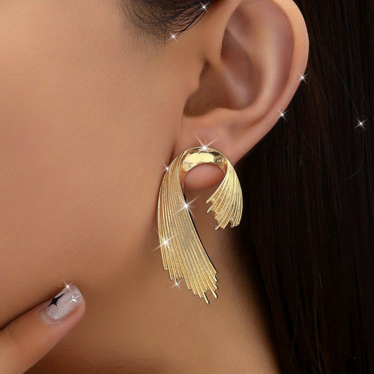 Unique Chic Earrings - Orecchini a forma creativa in lega di gioielli