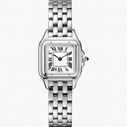Elegant Silver Roman Watch