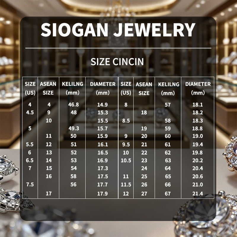 Anello di fidanzamento nuziale di lusso a 4 artigli - Argento Sterling S925, moissanite