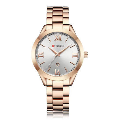 Luxury Silver Geometric Watch