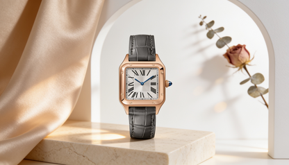 Elegant Rose Gold Roman Watch
